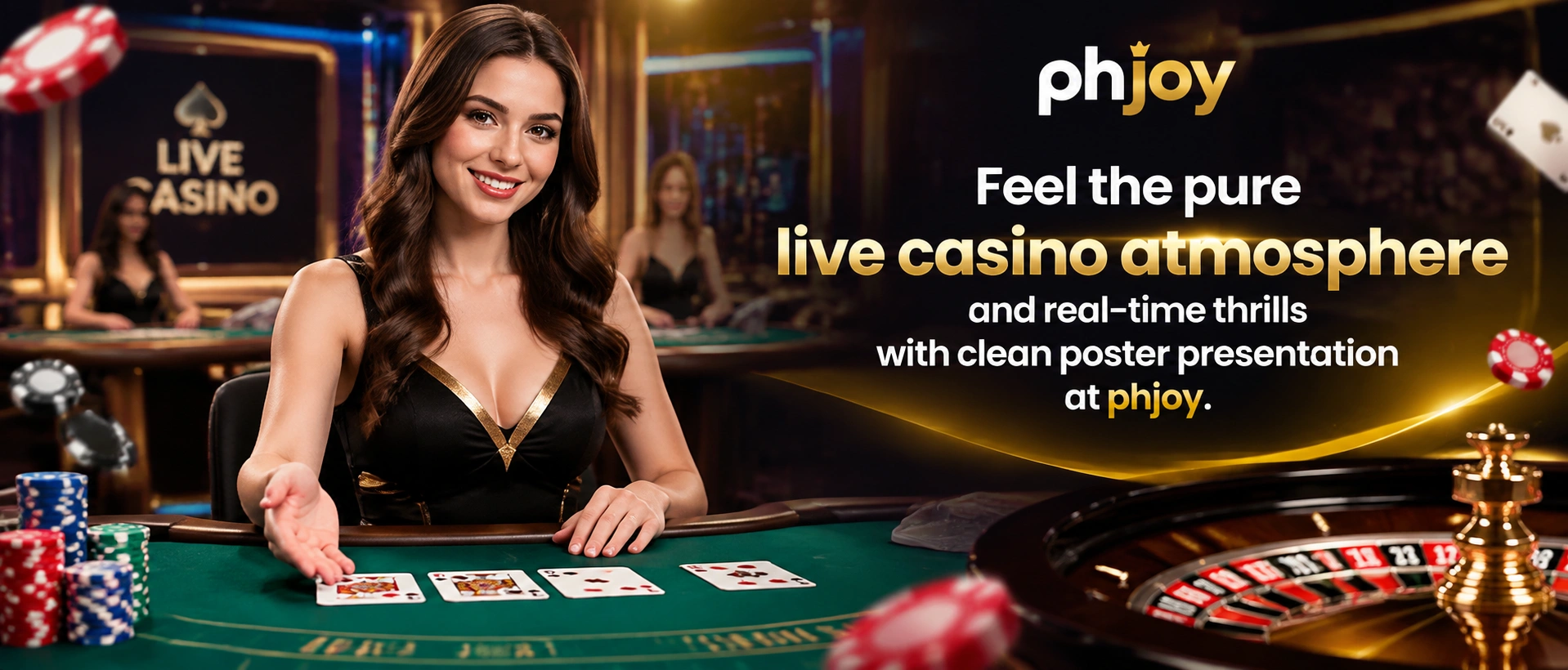 Live casino lobby for Filipino players