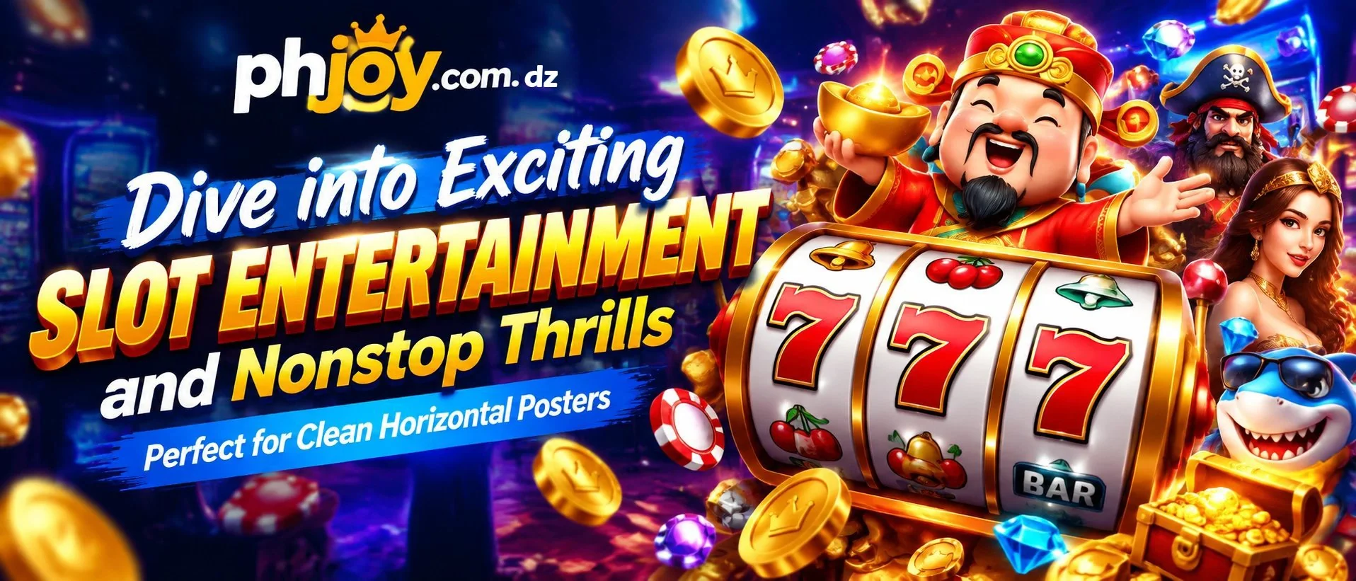 phjoy promotions and gaming hub visual